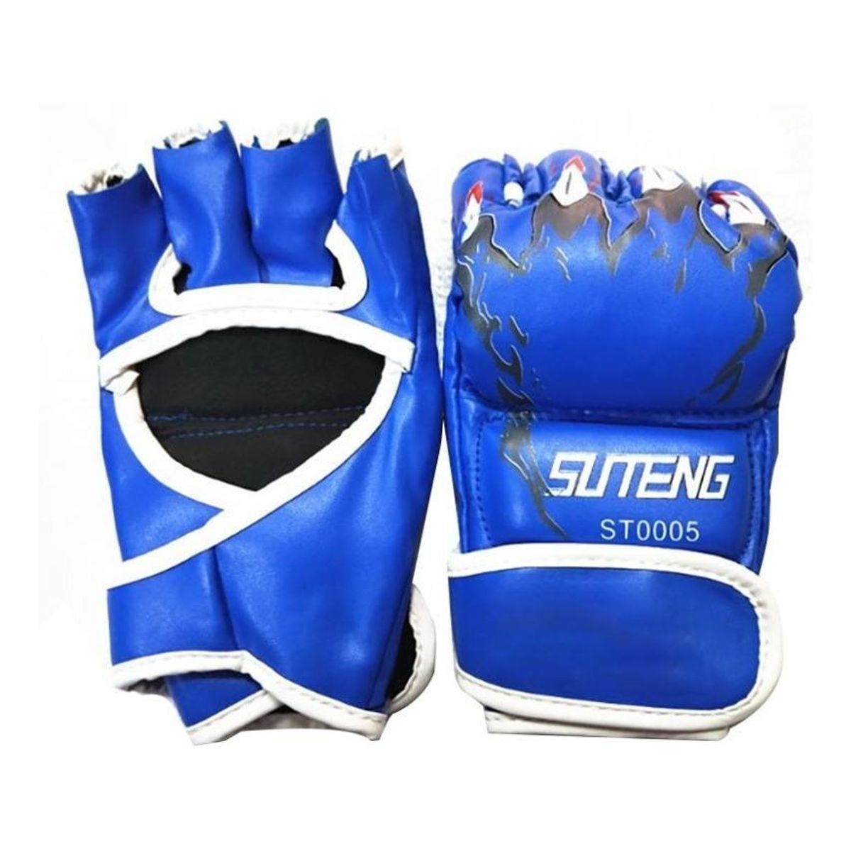 GENERICO - Guantes de Boxeo de Medio Dedo para Entrenamiento MMA.