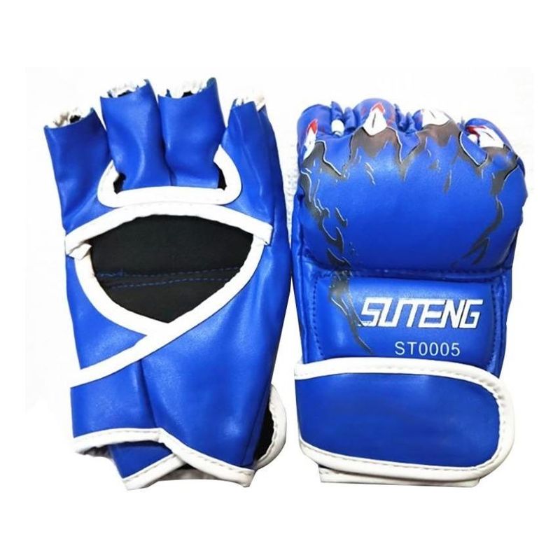 GENERICO - Guantes de Boxeo de Medio Dedo para Entrenamiento MMA.