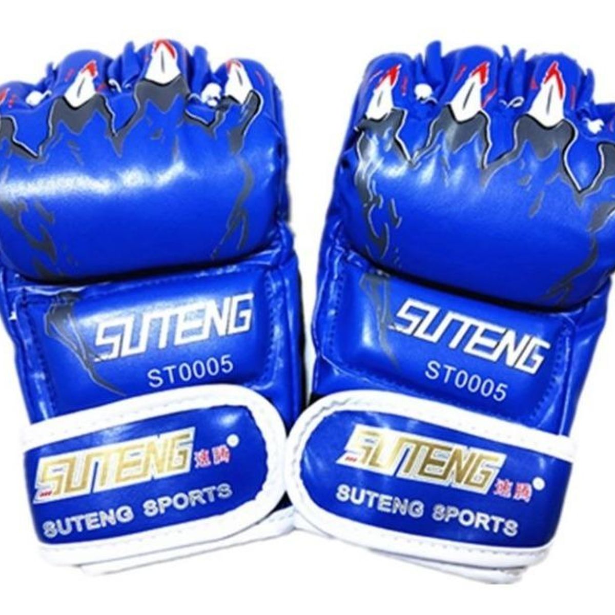 GENERICO - Guantes de Boxeo de Medio Dedo para Entrenamiento MMA.
