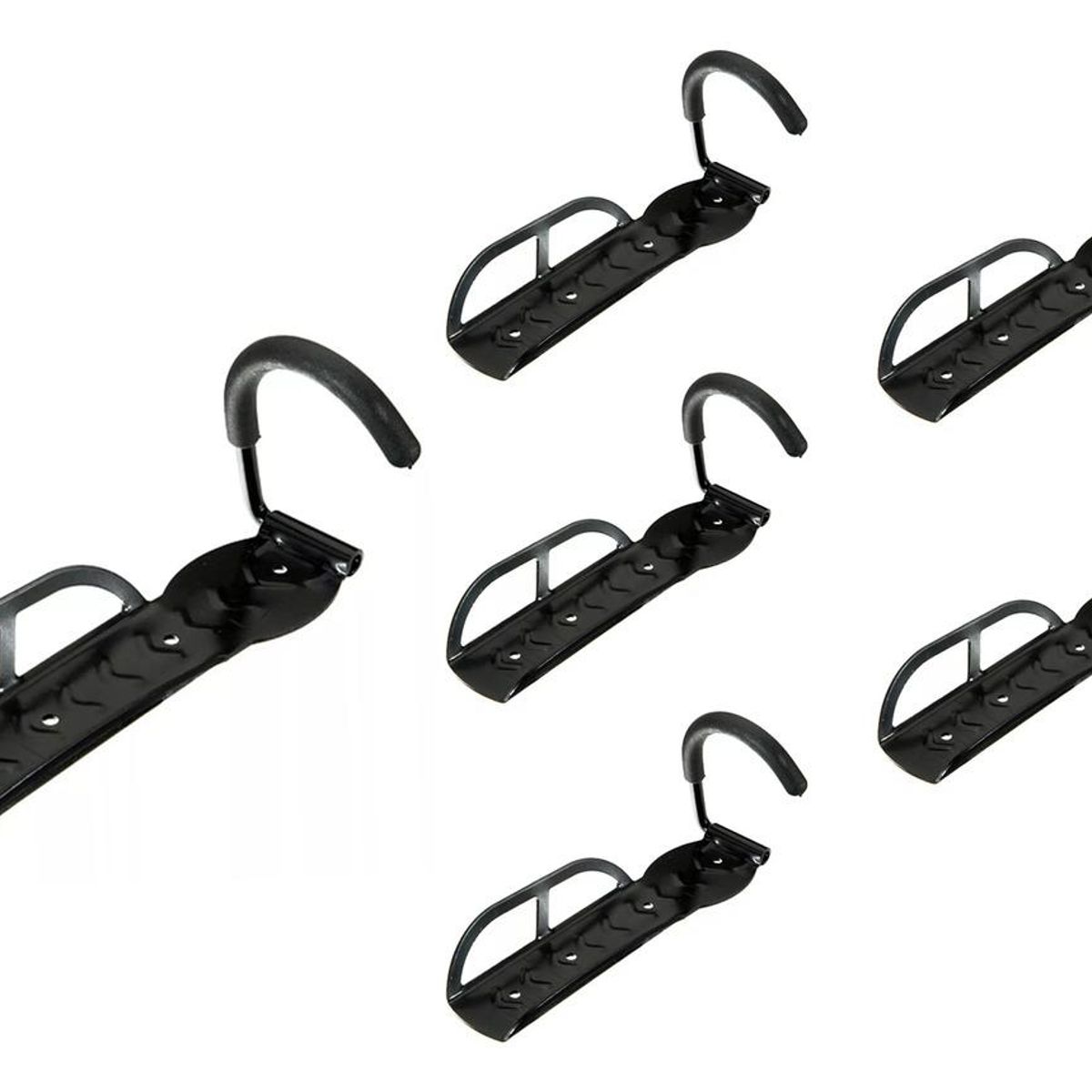 GENERICO - Pack de 6 Ganchos para Soporte de Bicicletas en Pared