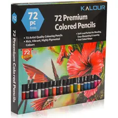 GENERICO - Juego de 72 Lápices de Colores para Dibujo y Arte