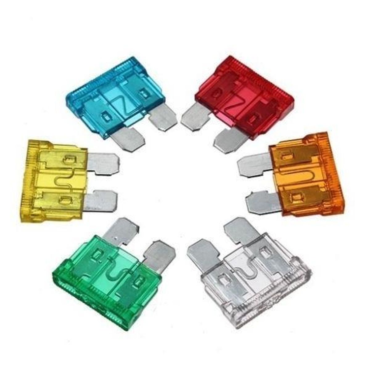 GENERICO - Set de 10 Fusibles Surtidos para Automóviles