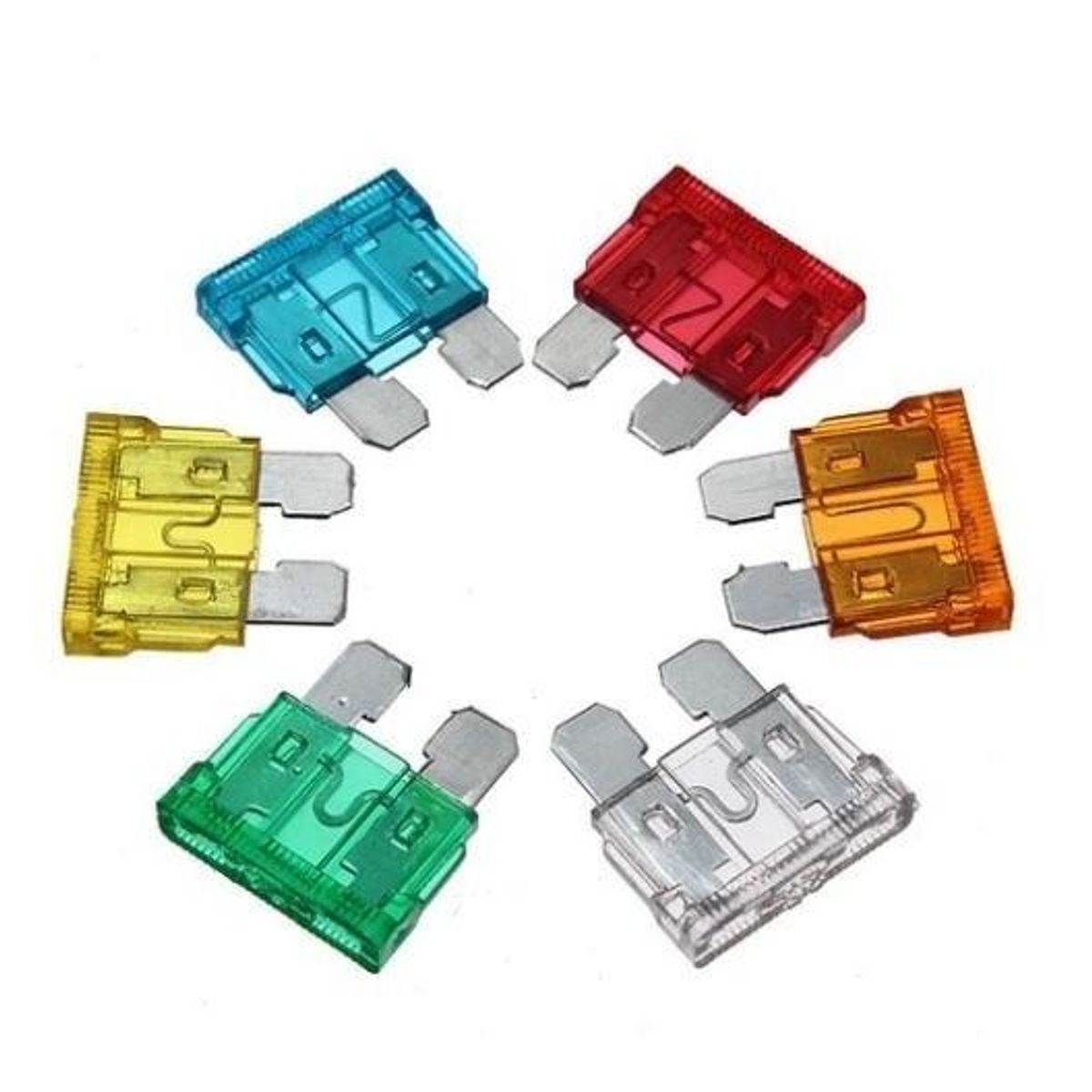 GENERICO - Set de 10 Fusibles Surtidos para Automóviles