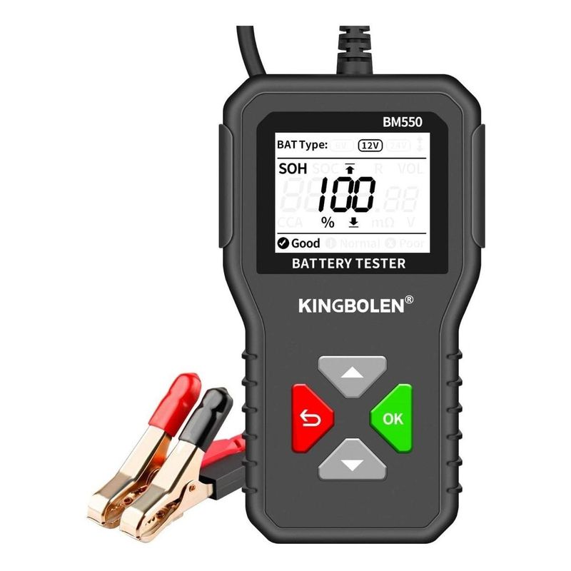 GENERICO - Analizador De Batería Automotriz 6V12V24V Precisión 995%