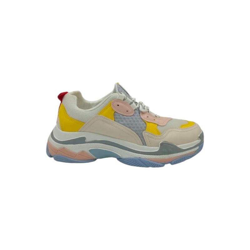 HERIEL - Zapatilla Multicolor Plataforma.