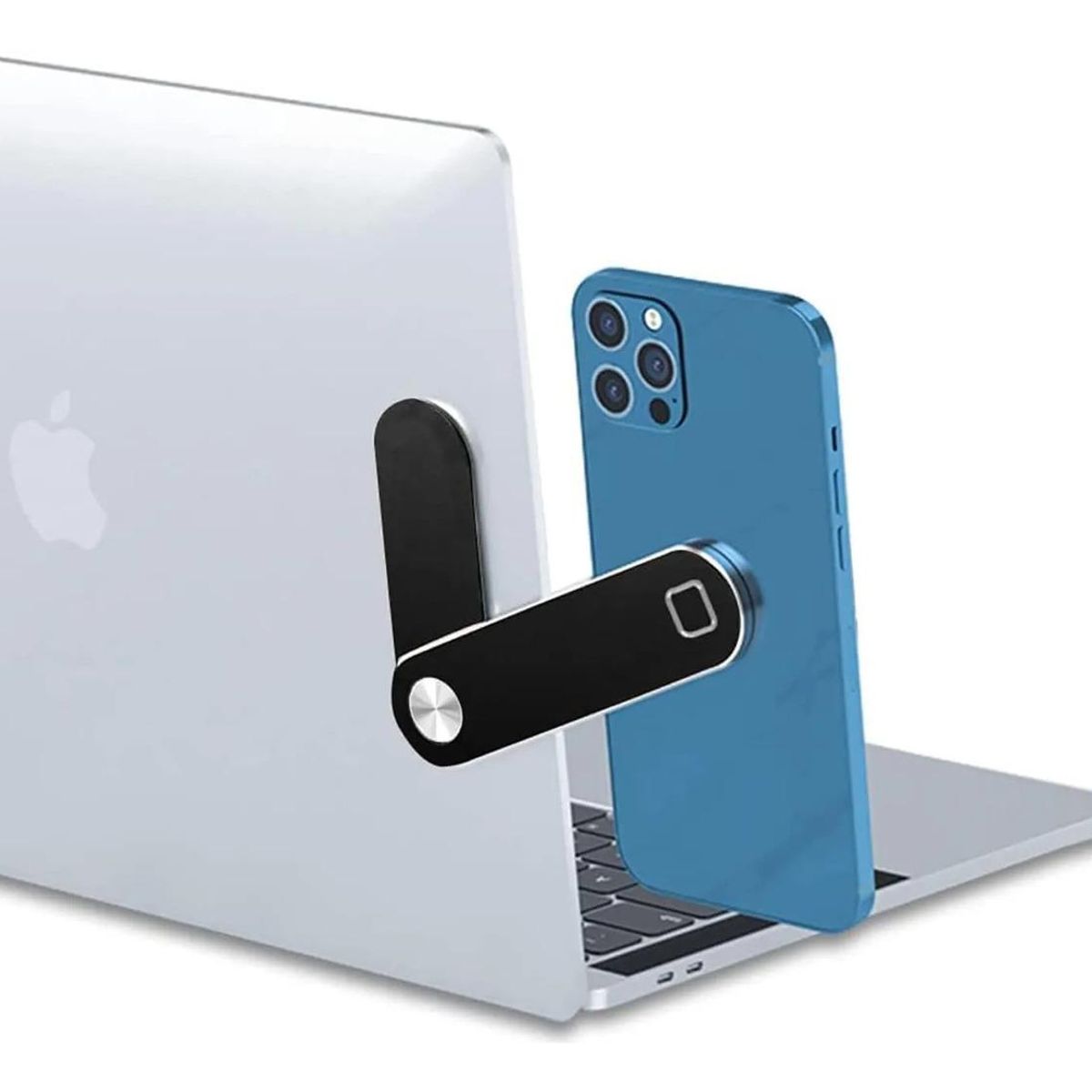 GENERICO - Soporte Magnético Plegable para Celular y Notebook