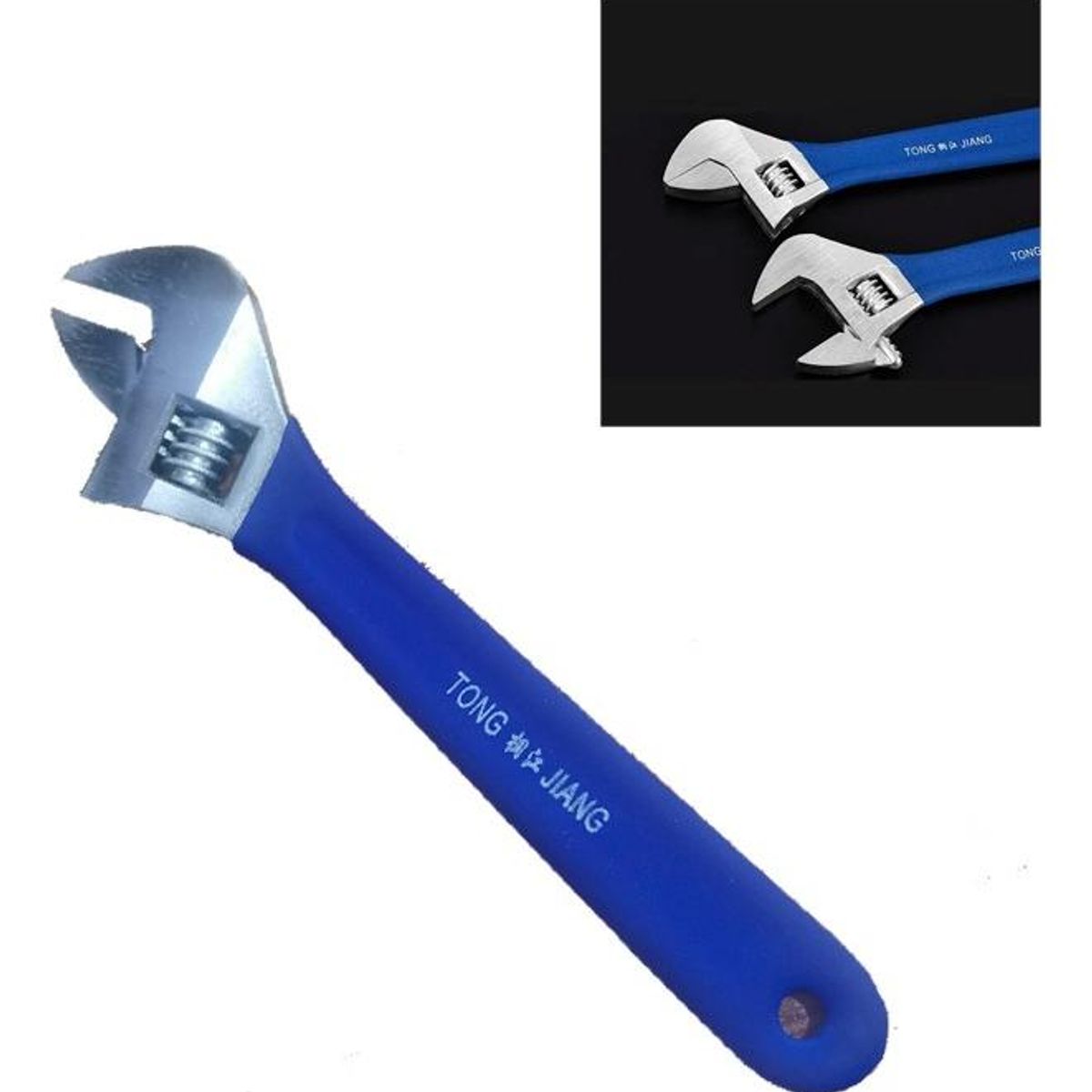 GENERICO - Llave Inglesa Ajustable de Acero Inoxidable Antideslizante