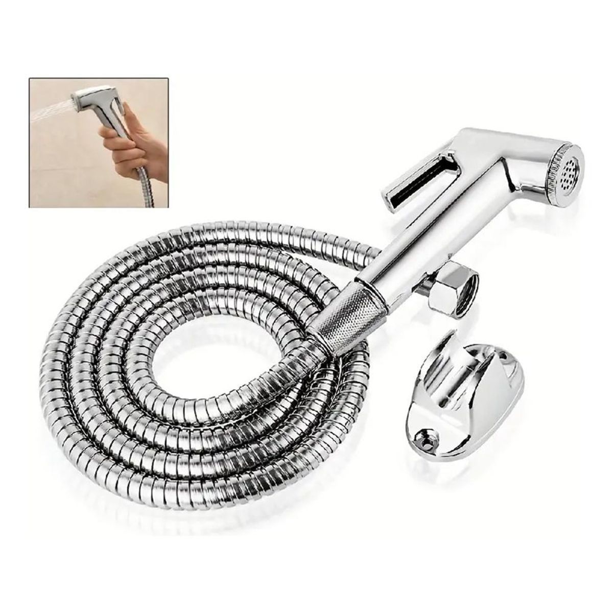 GENERICO - Ducha Bidet Árabe con Soporte y Manguera Flexible para Baño.