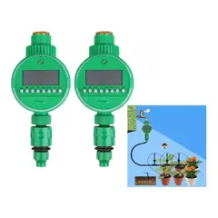 GENERICO - Pack de 2 Temporizadores de Riego Automático Digital