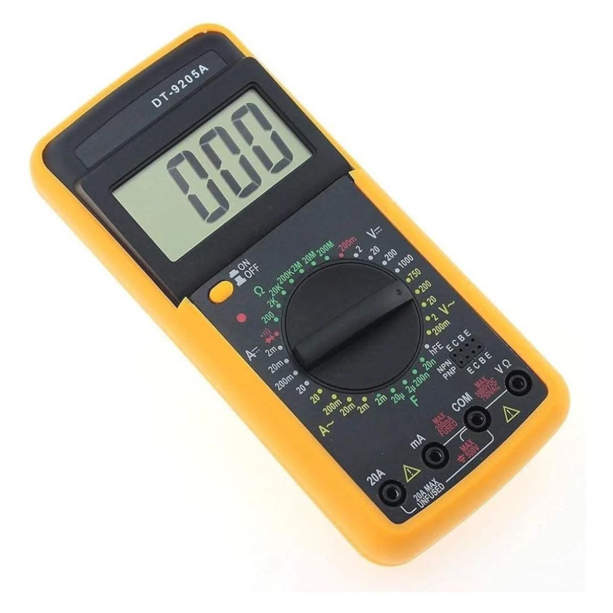 GENERICO - Multímetro Digital LCD DT9205A - Medición Precisa y Fácil