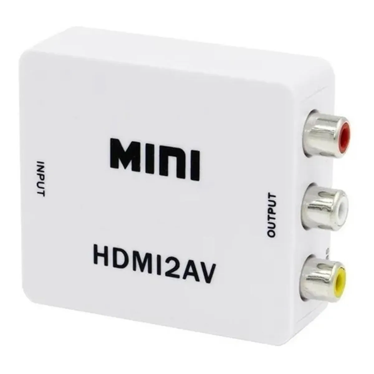 GENERICO - Convertidor HDMI a RCA AV CVBS Video 1080P