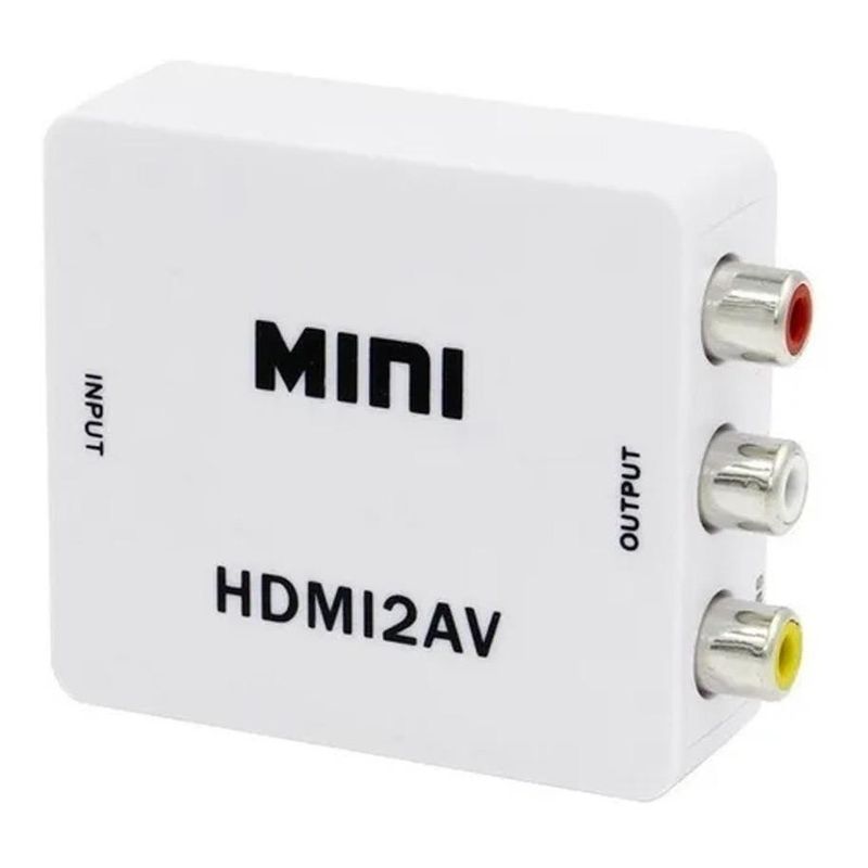 GENERICO - Convertidor HDMI a RCA AV CVBS Video 1080P