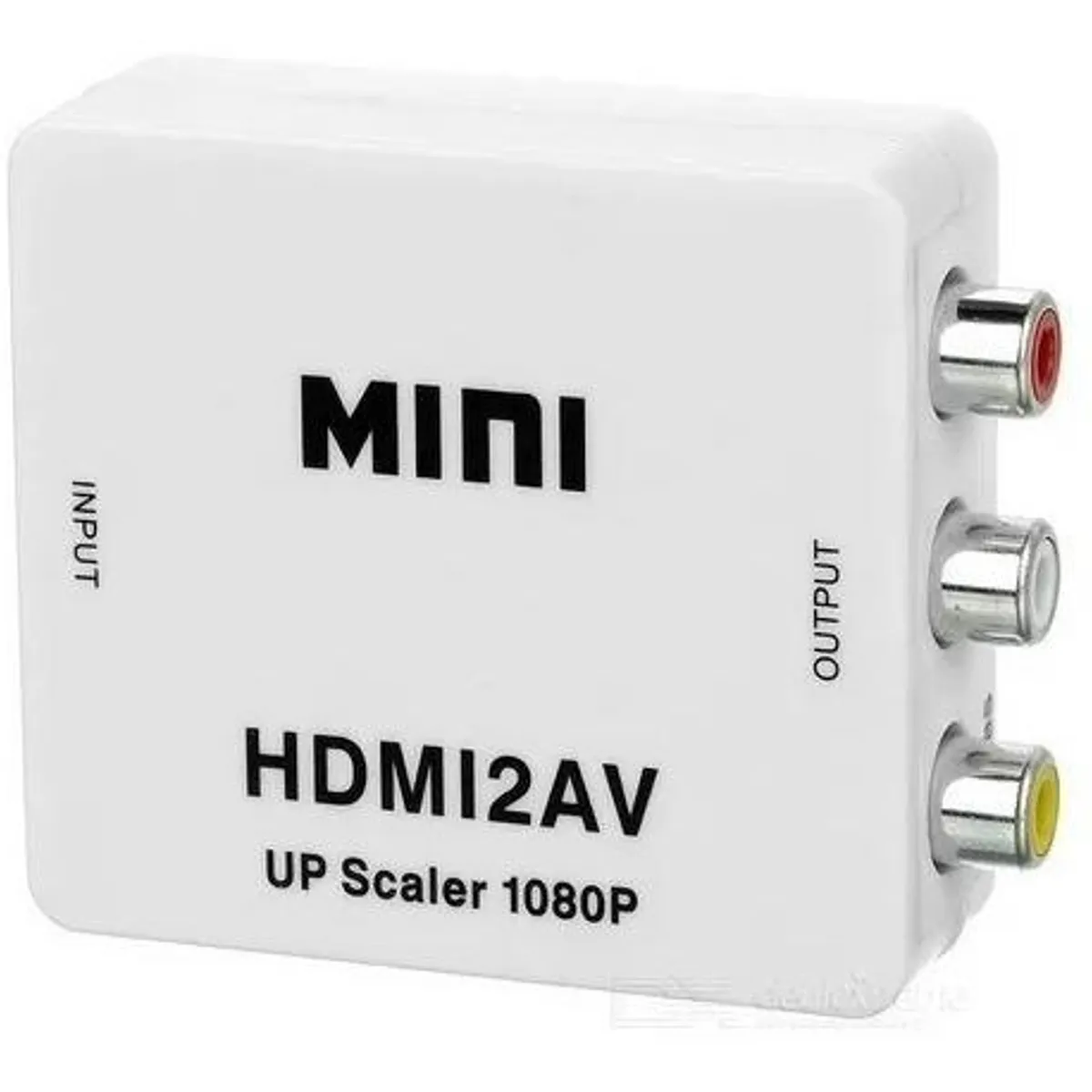 GENERICO - Convertidor HDMI a RCA AV CVBS Video 1080P