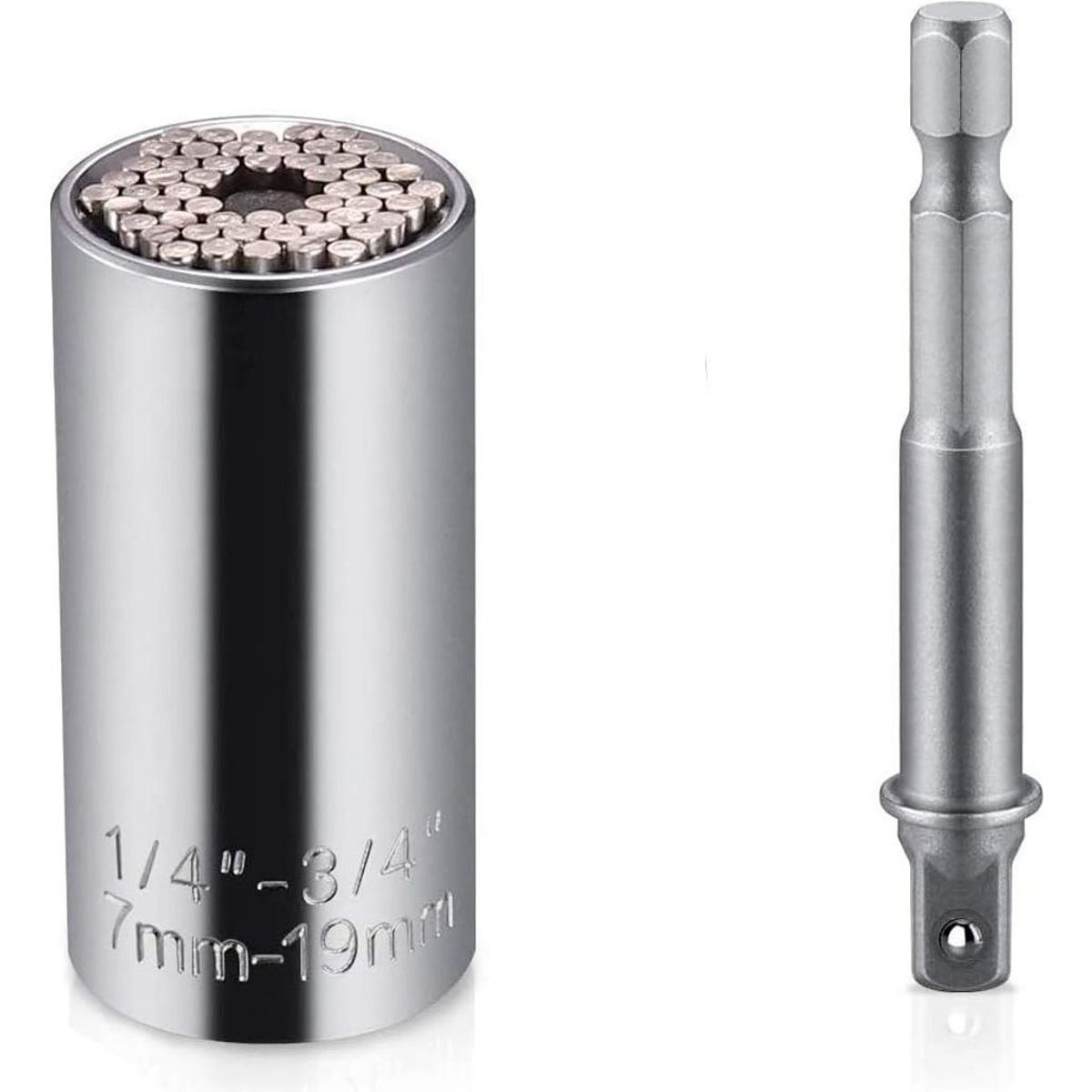 GENERICO - Llave Dado Universal Ajustable para Tuercas 7mm-19mm