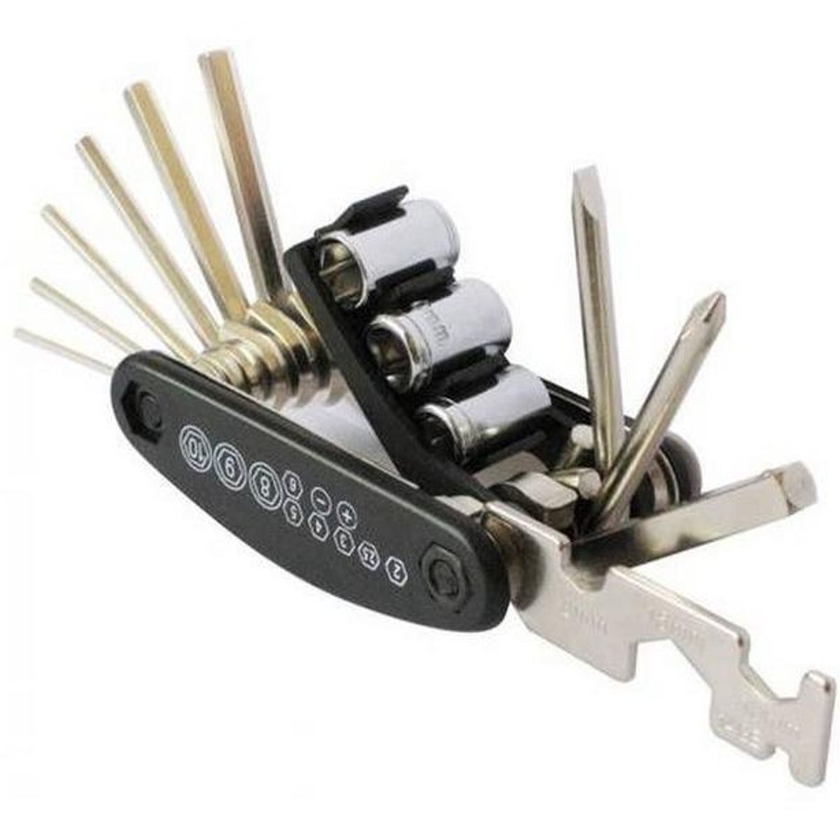 GENERICO - Multiherramienta Plegable 15 en 1 para Ciclismo
