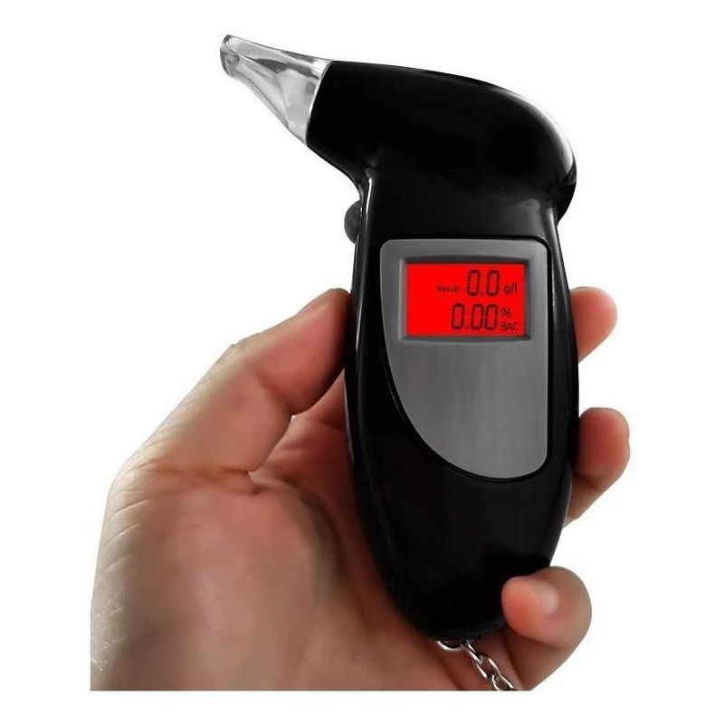 GENERICO - Alcotest Portátil con Pantalla LCD y Boquillas