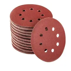 GENERICO - Juego de 100 Discos de Lijado Velcro 125mm 180