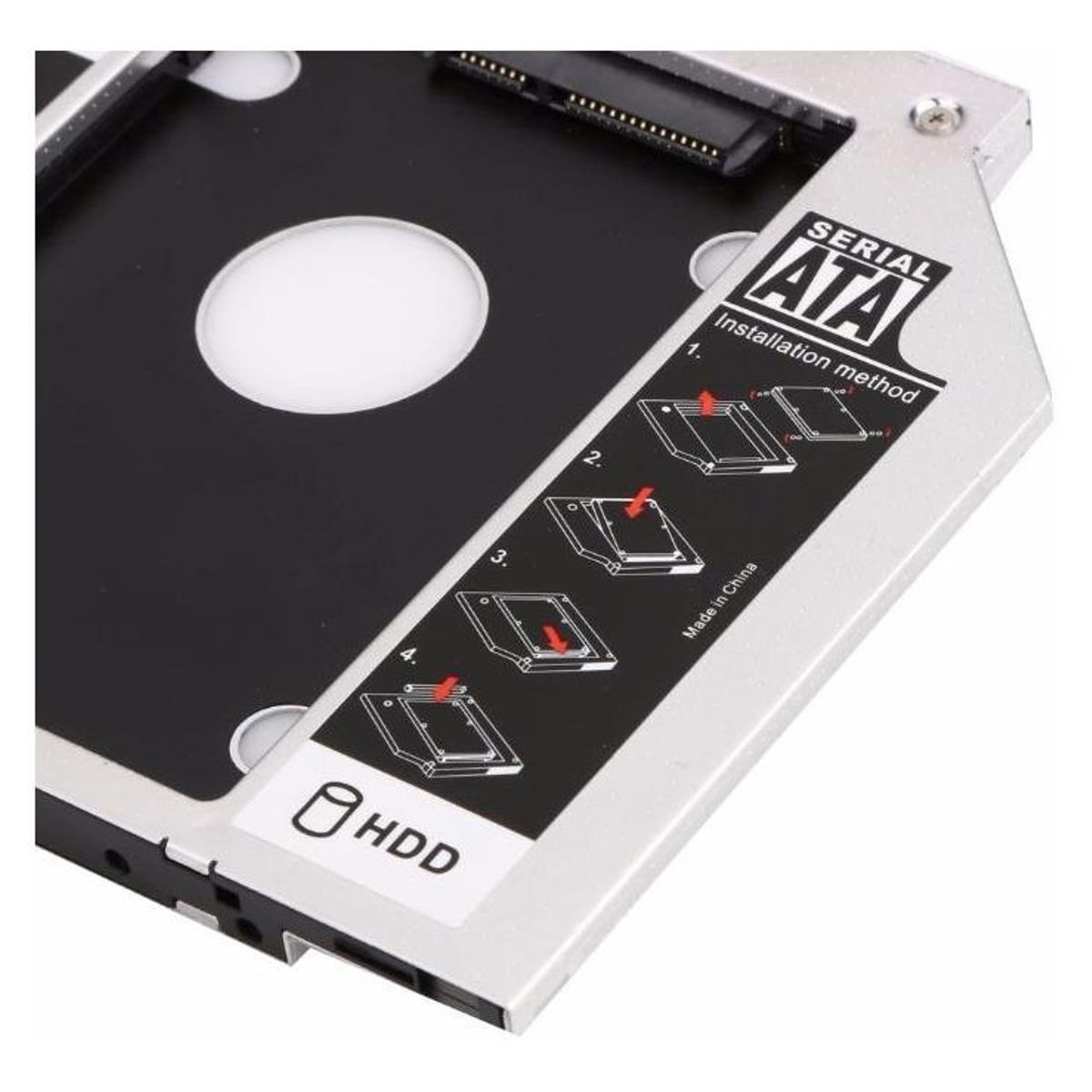 GENERICO - Caddy Adaptador para Disco Duro de 127mm para Notebook