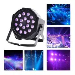GENERICO - Foco LED Ultravioleta Negro con Control DMX para Eventos
