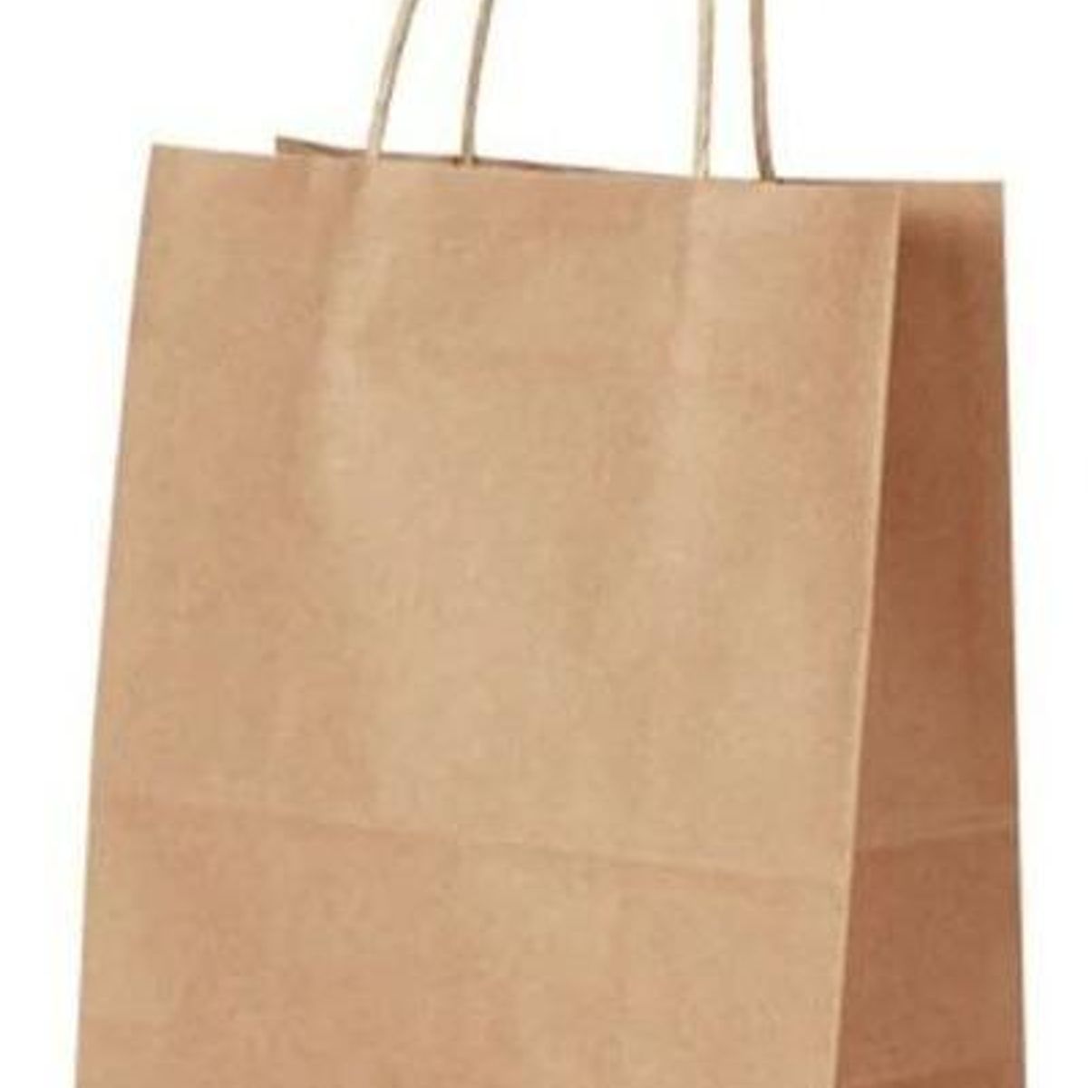 GENERICO - Bolsas de Papel Kraft 12 Unidades 21x27x11cm