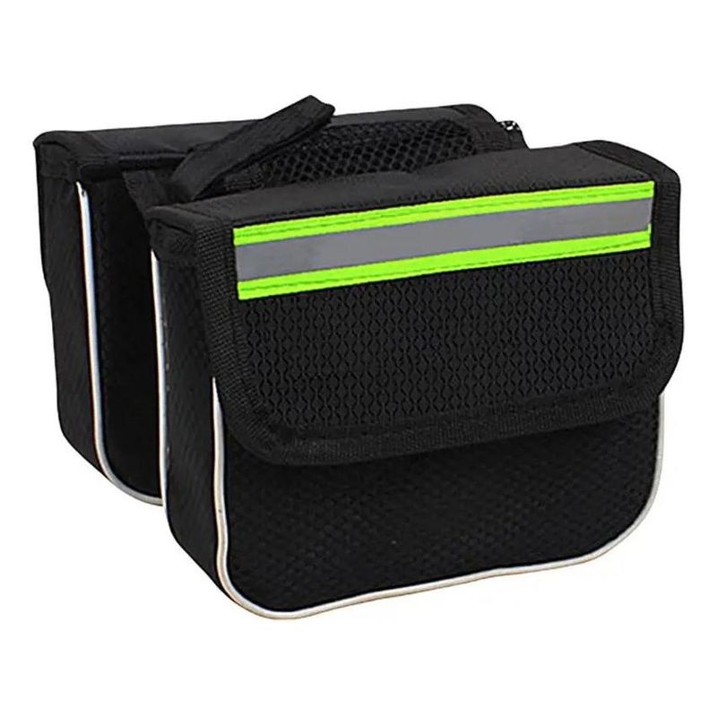 GENERICO - Bolso Mini Alforja para Bicicleta con Reflectantes