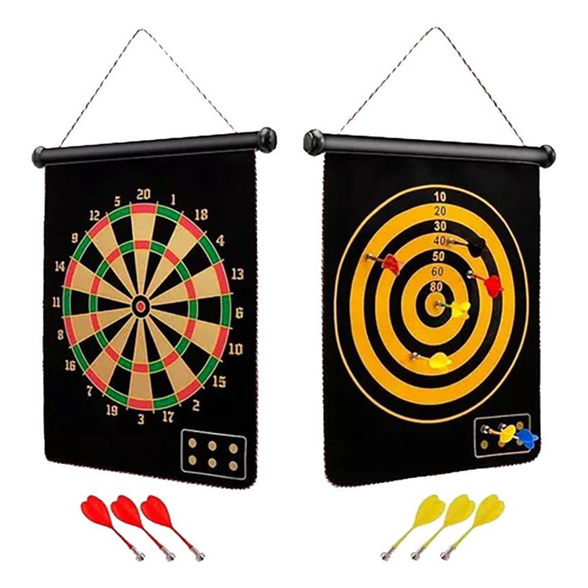 GENERICO - Tablero de Dardos Magnético Plegable con 6 Dardos