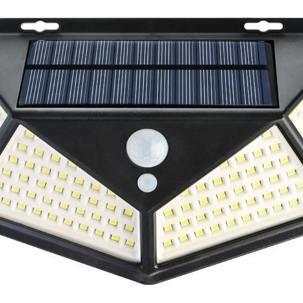 GENERICO - Lámpara Solar LED 100 LED con Sensor de Movimiento 600lm