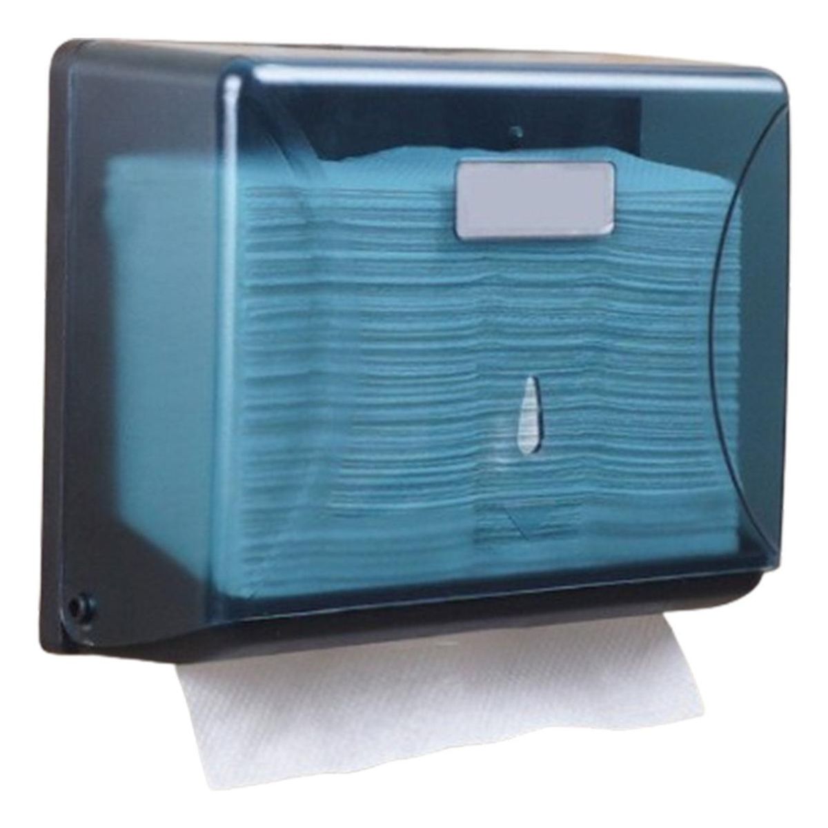 GENERICO - Dispensador de Papel Toalla Interfoliada Verde Oscuro