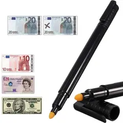 GENERICO - Plumón Lápiz Detector de Billetes Falsos Ligero y Eficaz.