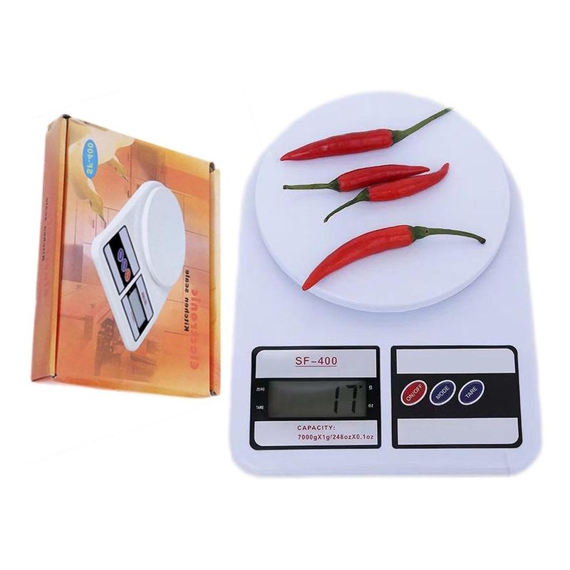GENERICO - Balanza Digital de Cocina 7kg con Precisión 01g