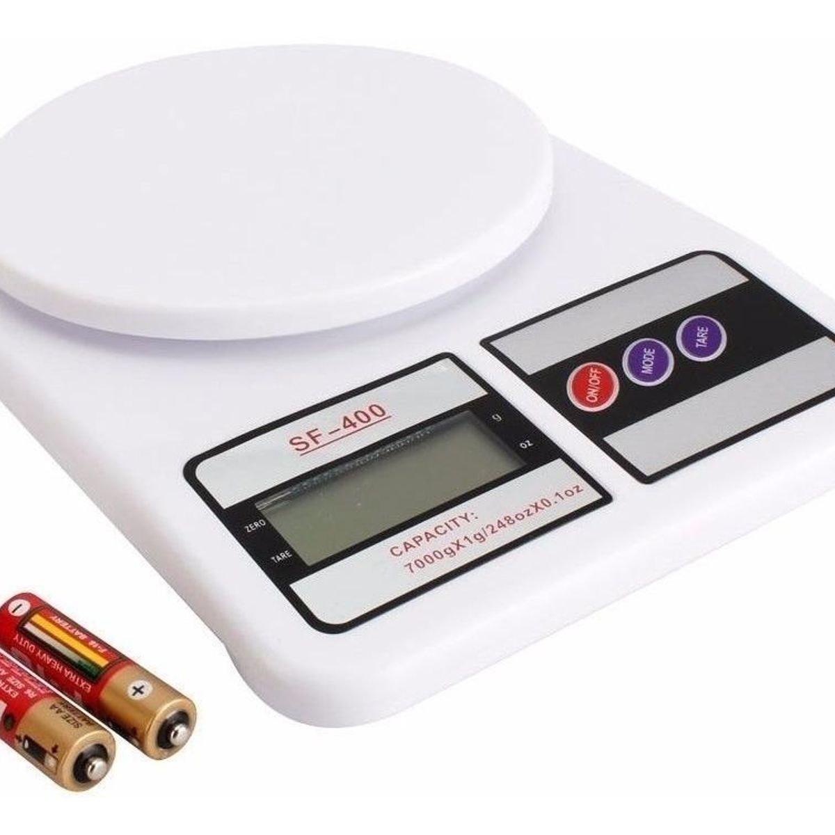 GENERICO - Balanza Digital de Cocina 7kg con Precisión 01g