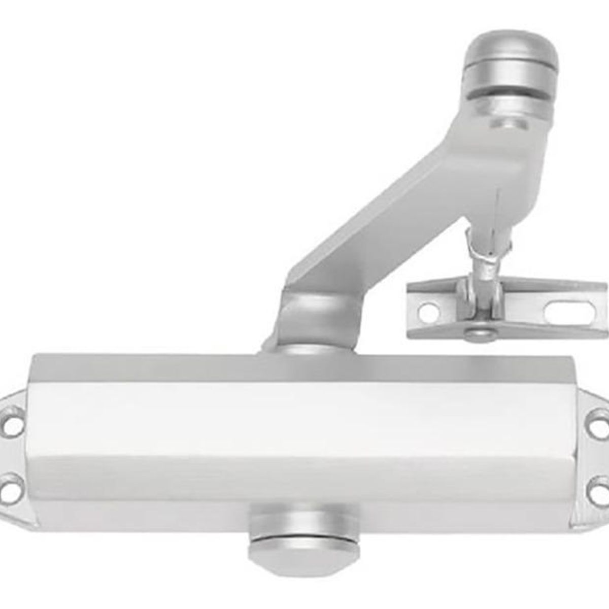 GENERICO - Cierrapuertas Hidráulico Ajustable para Puertas 25-45 Kg