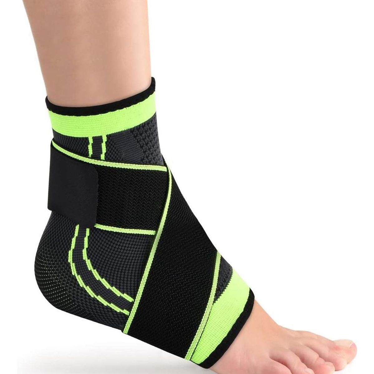 GENERICO - Tobillera Deportiva de Compresión Ajustable para Esguince