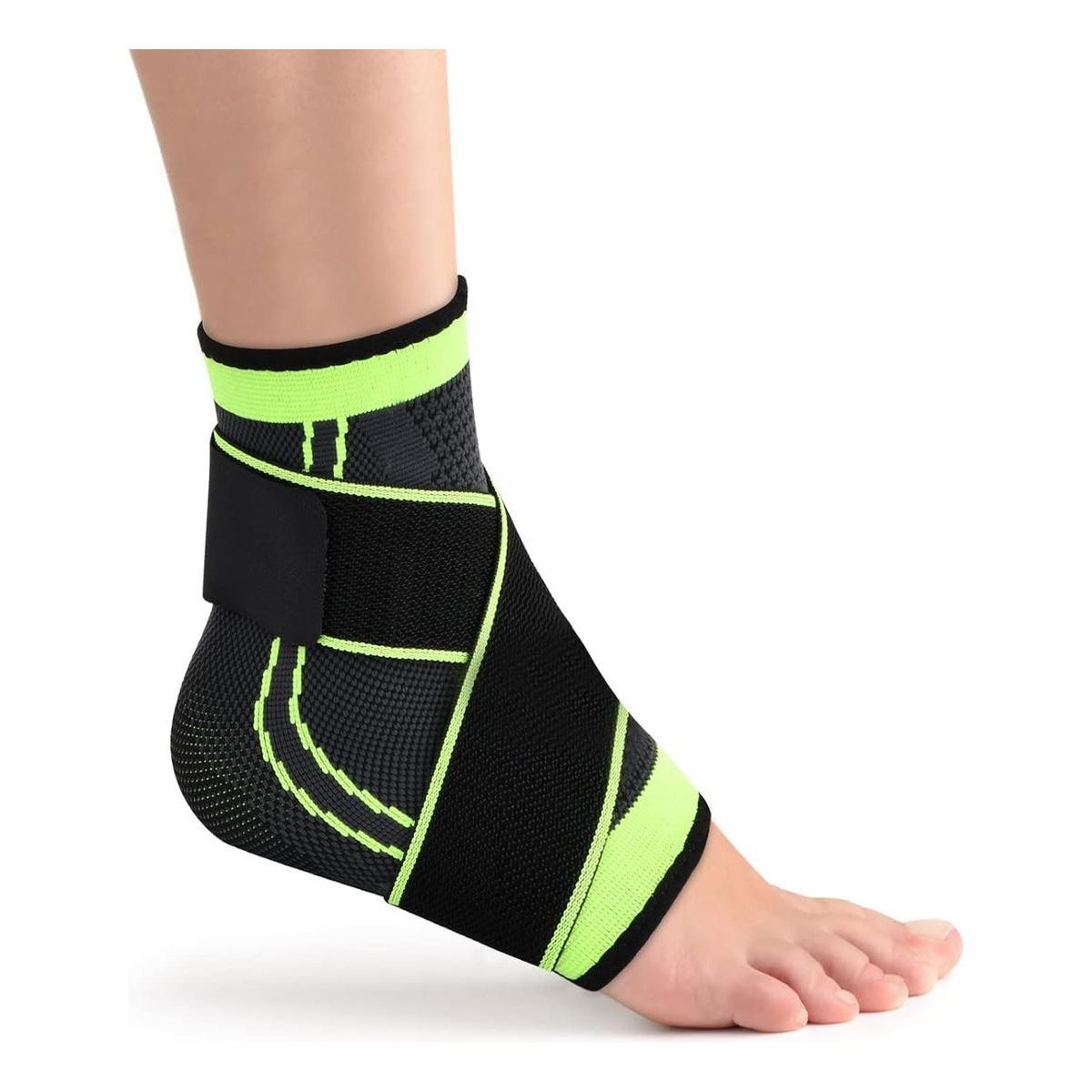 GENERICO - Tobillera Deportiva de Compresión Ajustable para Esguince