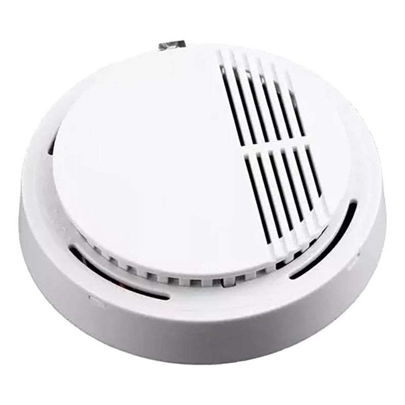 GENERICO - Detector de Humo Inalámbrico a Batería de 9V