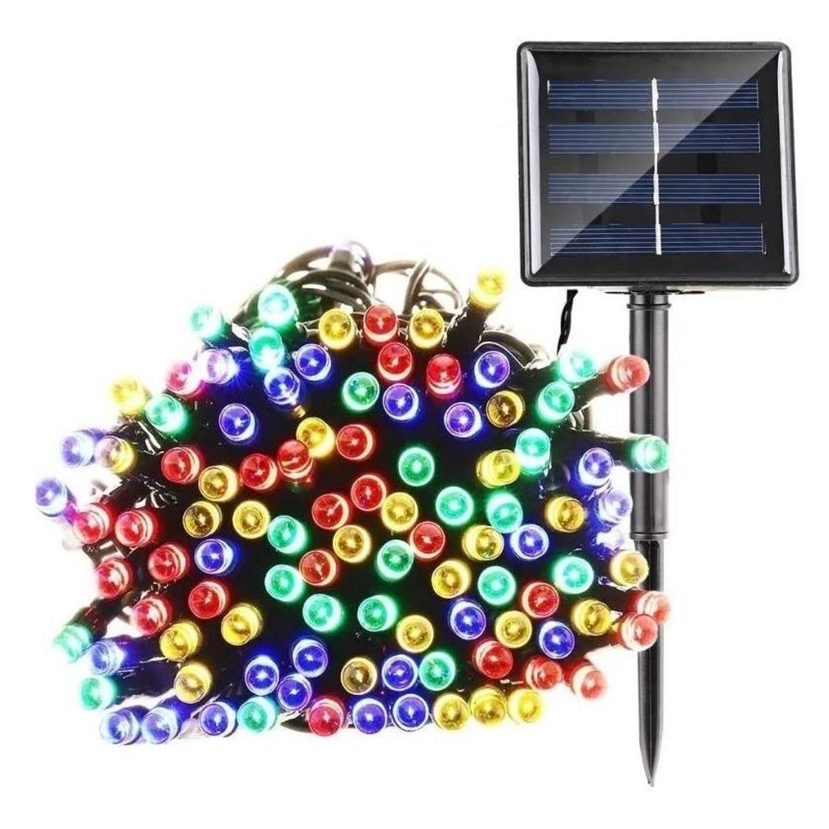 GENERICO - Guirnalda Solar LED de 100 Leds 10 Metros para Jardín