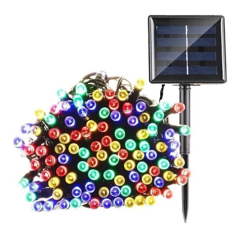 GENERICO - Guirnalda Solar LED de 100 Leds 10 Metros para Jardín