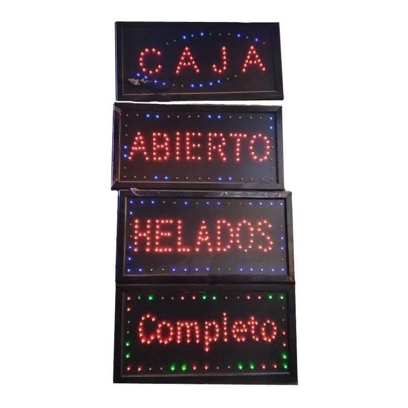GENERICO - Letrero LED Luminoso 48x25 cm para Atraer Clientes