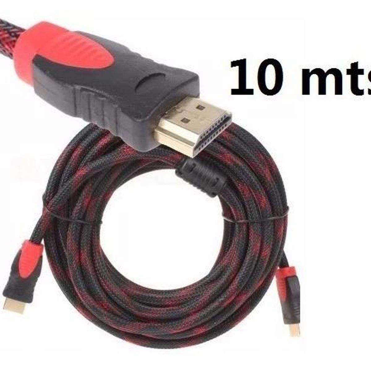 GENERICO - Cable HDMI Mallado 10 Metros Blindado con Filtro