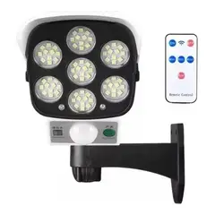 GENERICO - Lámpara Solar LED con Sensor de Movimiento y Control Remoto
