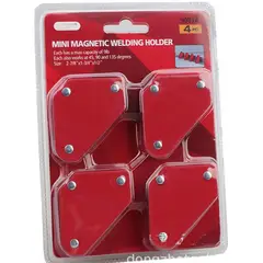 GENERICO - Set de 4 Escuadras Magnéticas para Soldadura