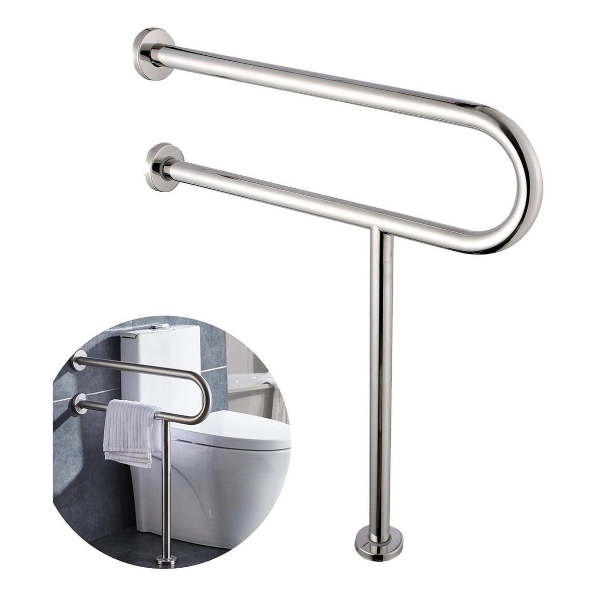 GENERICO - Barra de Agarre de Acero Inoxidable para Discapacitados 59 cm