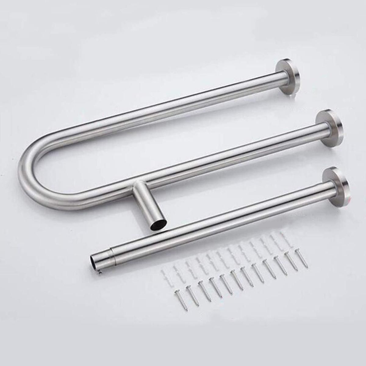 GENERICO - Barra de Agarre de Acero Inoxidable para Discapacitados 59 cm