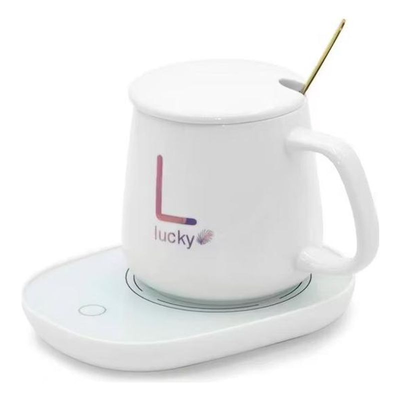 GENERICO - Taza Eléctrica con Calentador USB para Bebidas Calientes