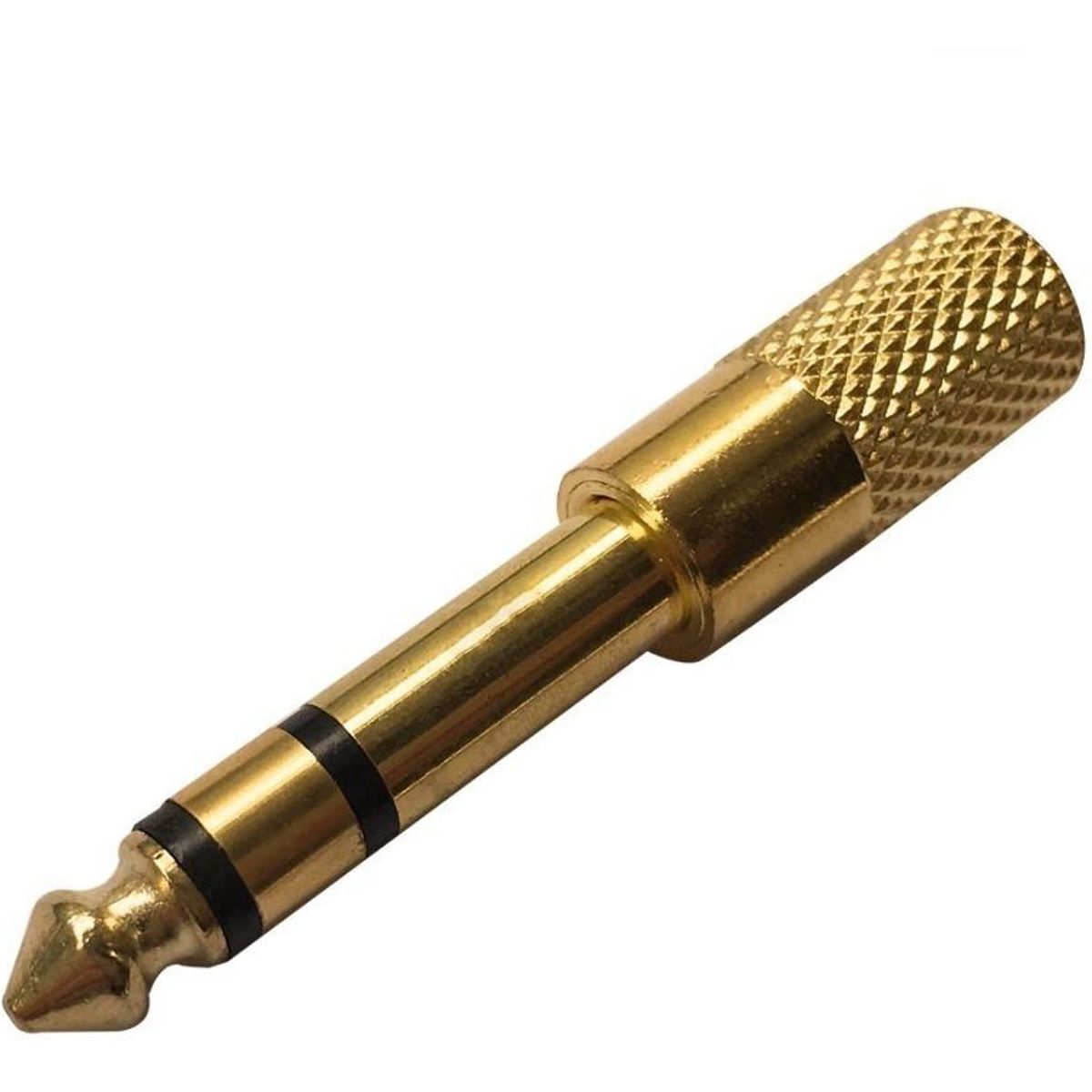 GENERICO - Pack de 2 Adaptadores de Audio Jack 63 mm a 35 mm