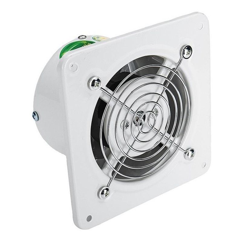 GENERICO - Extractor de Aire Metálico Industrial 4 Pulgadas 25W