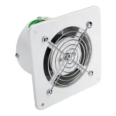GENERICO - Extractor de Aire Metálico Industrial 4 Pulgadas 25W