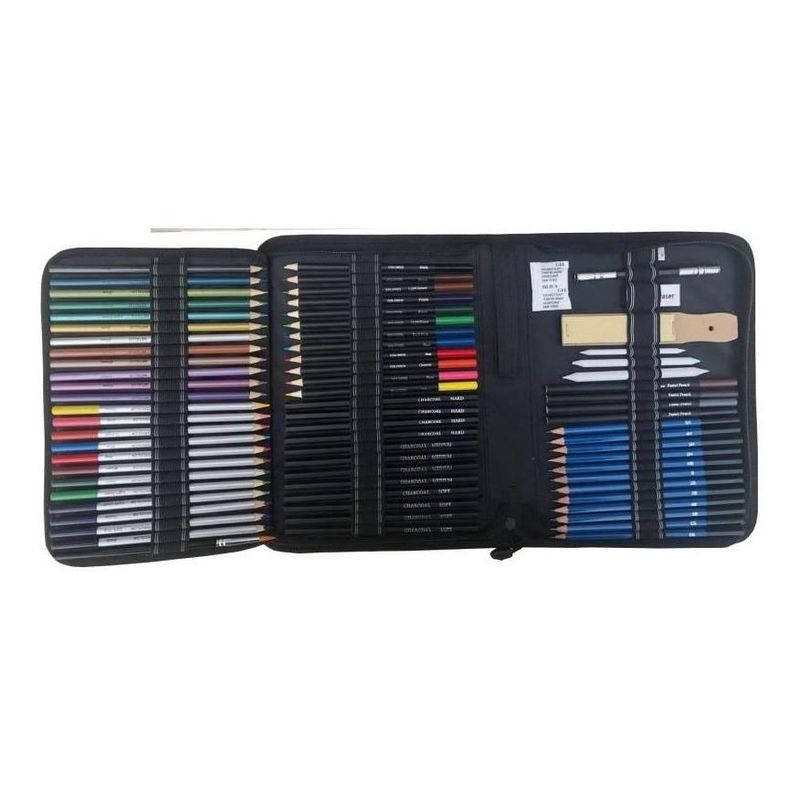 GENERICO - Estuche Profesional de 72 Lápices de Colores para Dibujo