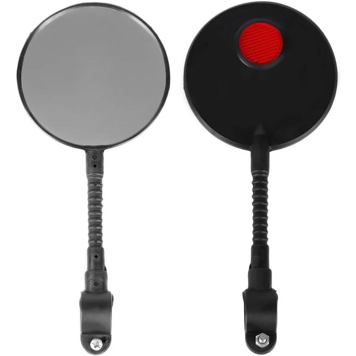 GENERICO - Pack de 2 Espejos Plásticos Flexibles para Bicicleta