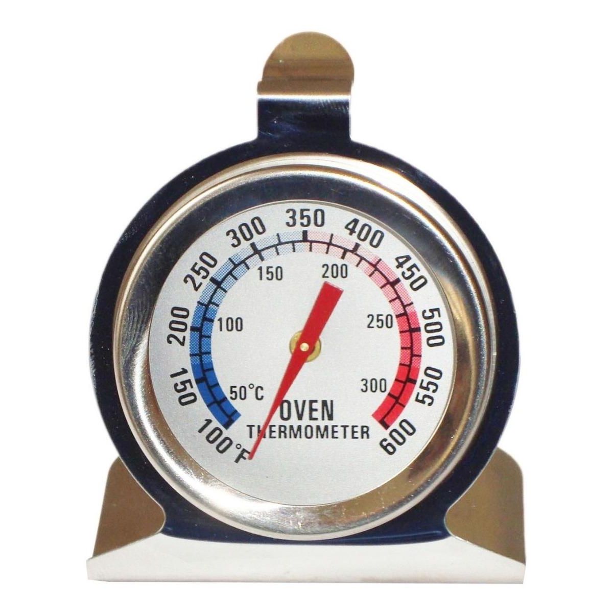 GENERICO - Termómetro de Acero Inoxidable para Horno y Parrilla